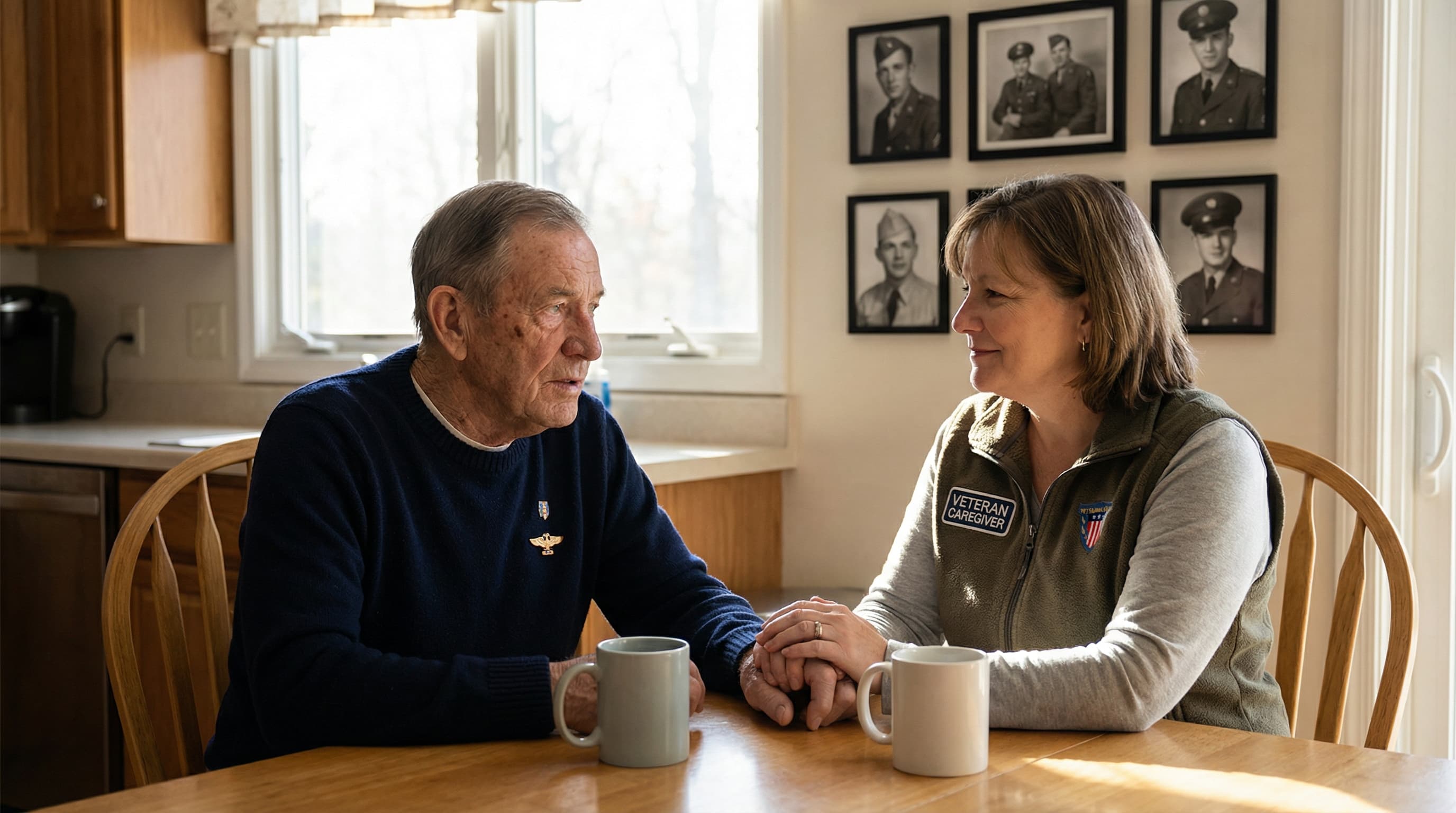 Veteran receiving military culture-aware home care services